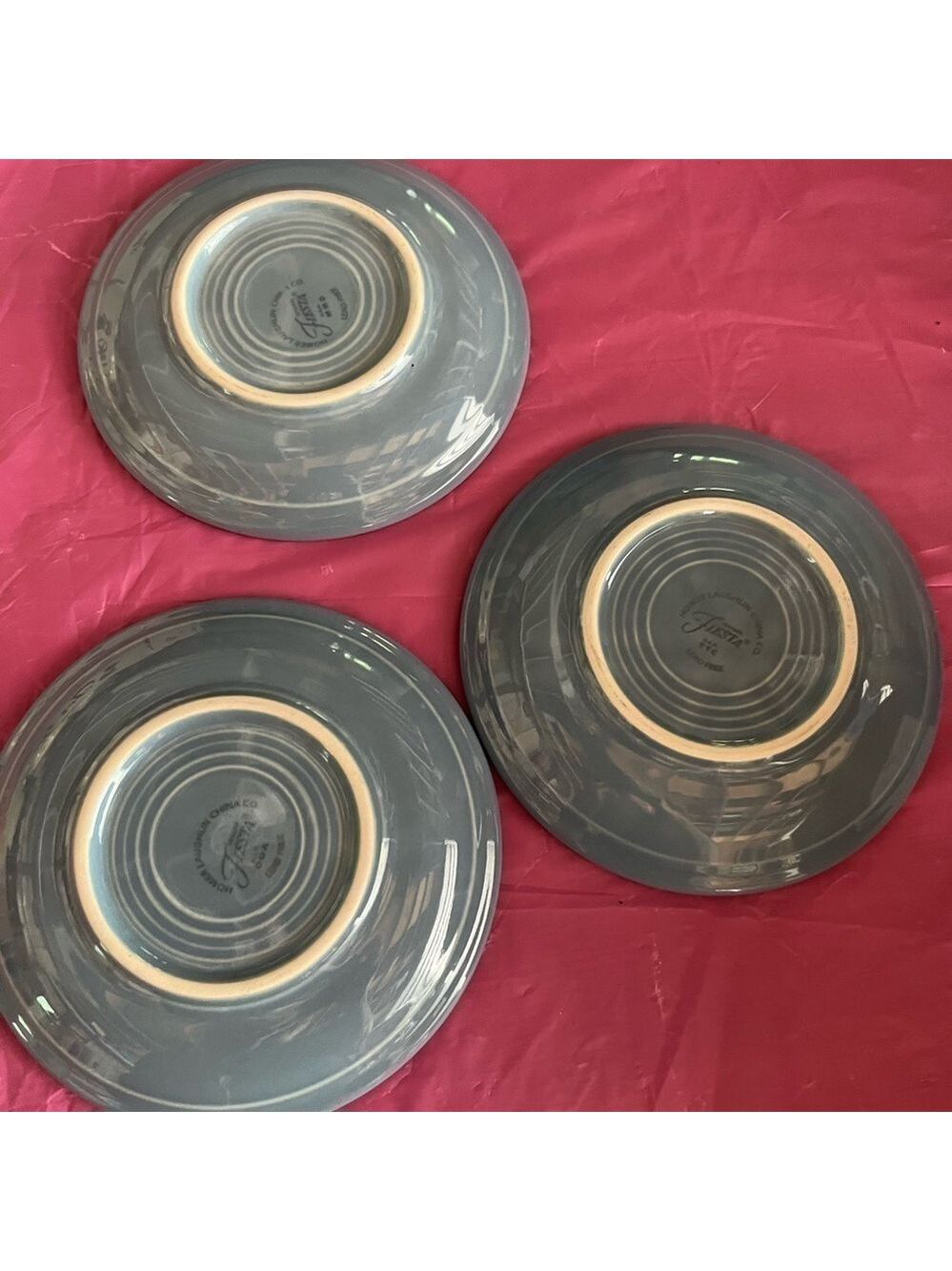 🌿FIESTA VINTAGE SAUCER PLATES